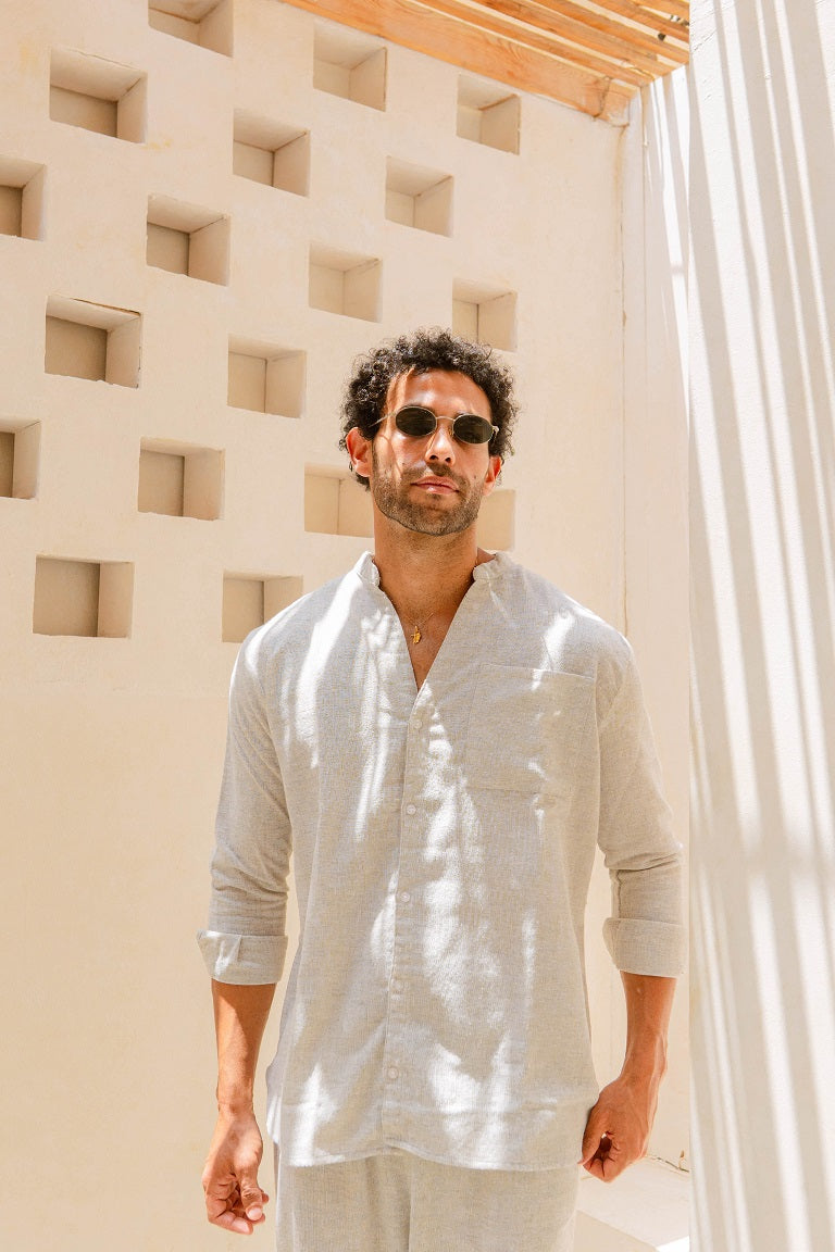 Sandstone Linen Shirt
