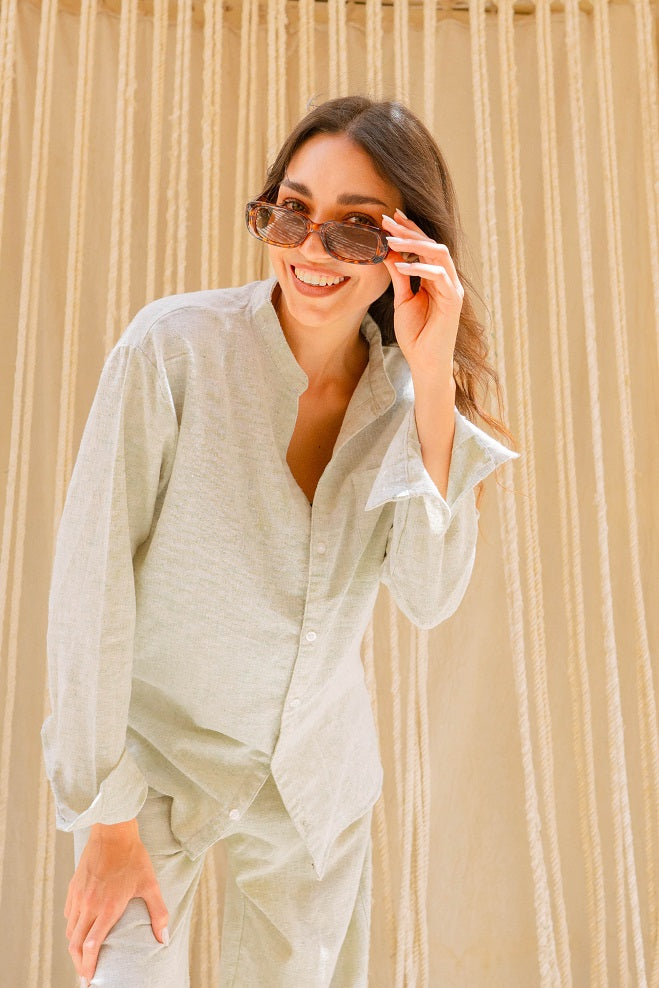 Sandstone Linen Shirt